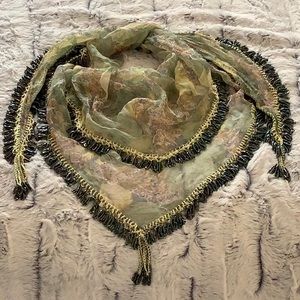 Vintage beaded scarf/wrap